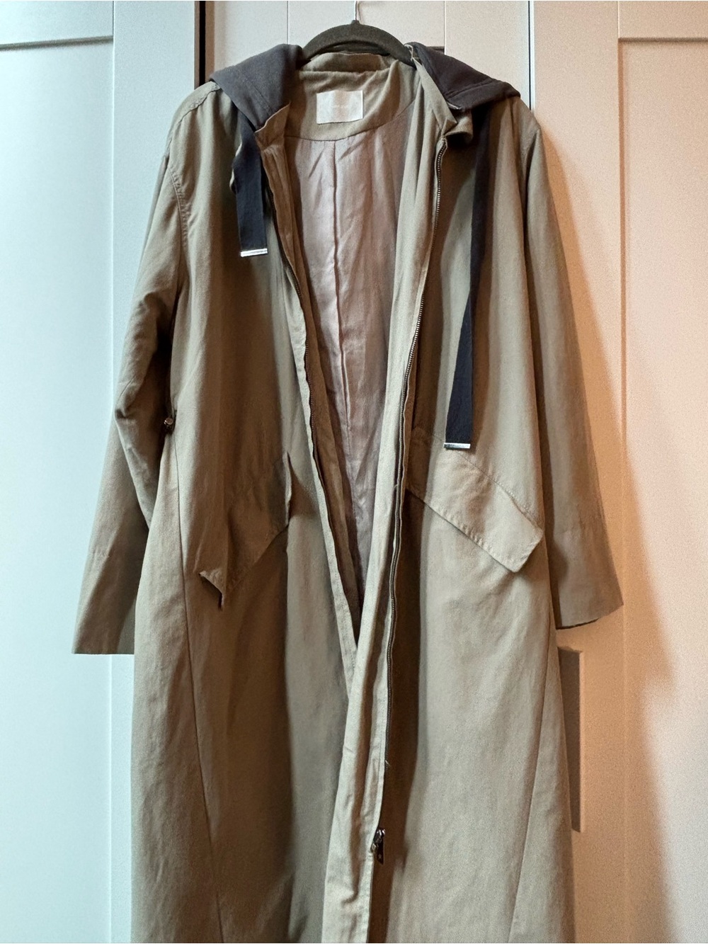 Lightweight long coat for fall!